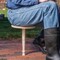 Lehman's One Leg Hardwood Milking and Gardening Back Saving Stool